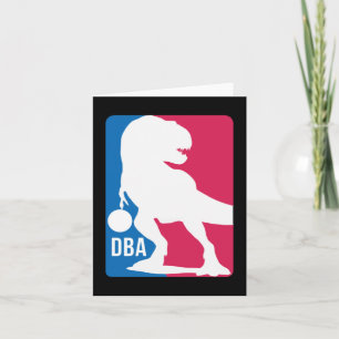 Fun Dinosaur Basketball Karte