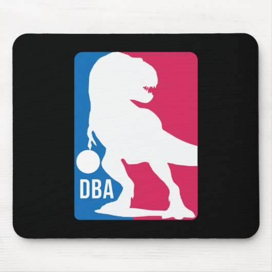 Fun Dinosaur Basketball Mousepad (Vorne)