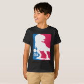 Fun Dinosaur Basketball T-Shirt (Vorne ganz)
