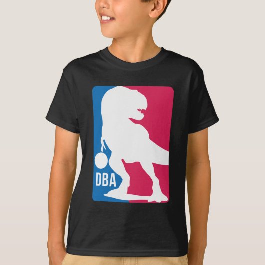 Fun Dinosaur Basketball T-Shirt (Vorderseite)