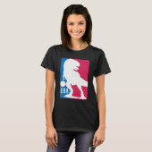 Fun Dinosaur Basketball T-Shirt (Vorne ganz)