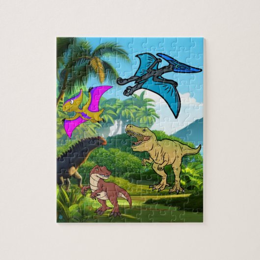 Fun Dinosaur Puzzle (Vertikal)