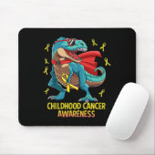 Fun Dinosaur T-Rex Kinder Krebs Bewusstsein Boys Mousepad (Mit Mouse)