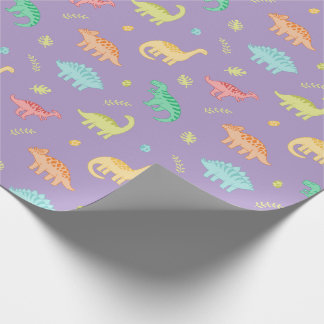Fun Dinosaur Wrapping Paper Geschenkpapier