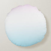 Fun Dinosaurier farbenfrohe Rakete Schule Geburtst Rundes Kissen (Rückseite)