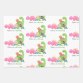 Fun-Dinosaurier-Gastgeschenke, Packpapier, Kinder Geschenkpapier Set (Vorderseite 3)
