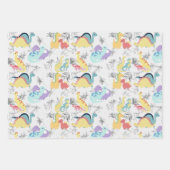 Fun-Dinosaurier-Gastgeschenke, Packpapier, Kinder Geschenkpapier Set (Vorderseite 2)