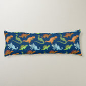 Fun Dinosaurs Pattern Seitenschläferkissen (Rückseite)