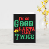 Fun Dirty Naughty unpassende Weihnachtserwachsene  Karte (Gelbe Blume)