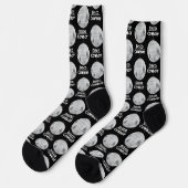 Fun Disco Ball Disco Cowboy Bachelor Socken (Linkes Detail)