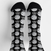 Fun Disco Ball Disco Cowboy Bachelor Socken (Oben)