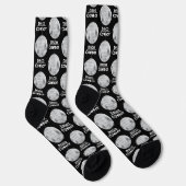 Fun Disco Ball Disco Cowboy Bachelor Socken (Rechts)