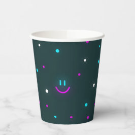 Fun Disco Neon Party Cups Pappbecher