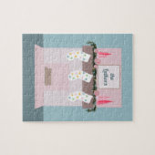 Fun Disco Pink Girls Custom Christmas Puzzle (Horizontal)