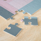 Fun Disco Pink Girls Custom Christmas Puzzle (Seite)