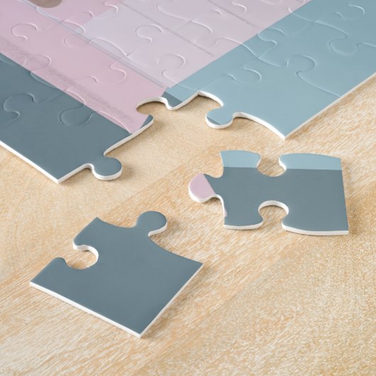 Fun Disco Pink Girls Custom Christmas Puzzle (Seite)