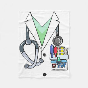 Fun Doctor White Labrador Kostüm Halloween Doktor Fleecedecke