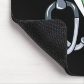 Fun Doctor White Labrador Kostüm Halloween Doktor Mousepad (Ecke)