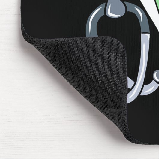 Fun Doctor White Labrador Kostüm Halloween Doktor Mousepad (Ecke)