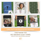 Fun Dog Foto ich Liebe Sie zu Ruff & Back Name Golfhandtuch