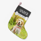 Fun Dog Foto Personalisiert Kleiner Weihnachtsstrumpf (Vorderansicht (hängend))