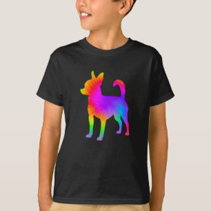 Fun Dog Lover Eigentümer Gefärbte Krawatte Chihuah T-Shirt
