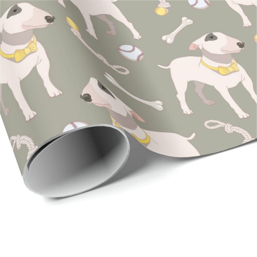 Fun Dog Lover Geschenkpapier (Rolleneckpunkt)