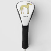Fun Dog Personalisiert Golf Headcover (Vorderseite)