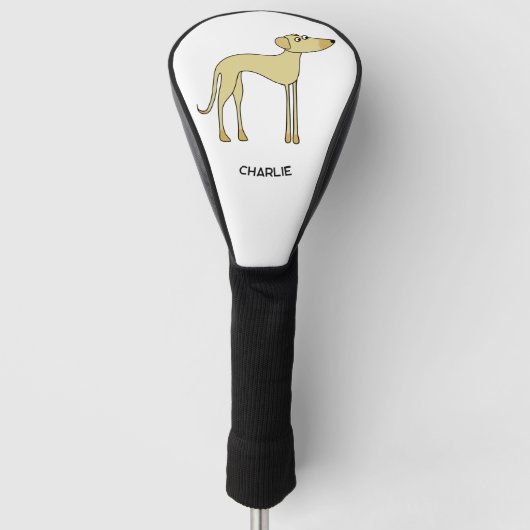 Fun Dog Personalisiert Golf Headcover (Vorderseite)