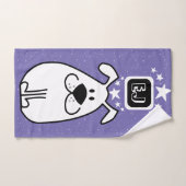 Fun Dog Personalisiert Monogram Design Badhandtuch Set (Handtuch)