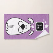 Fun Dog Personalisiert Monogram Design Badhandtuch Set (Handtuch)