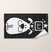 Fun Dog Personalisiert Monogram Design Badhandtuch Set (Handtuch)