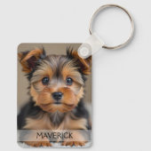 Fun Dog Photo Double Sided Aluminum Schlüsselanhänger (Rückseite)