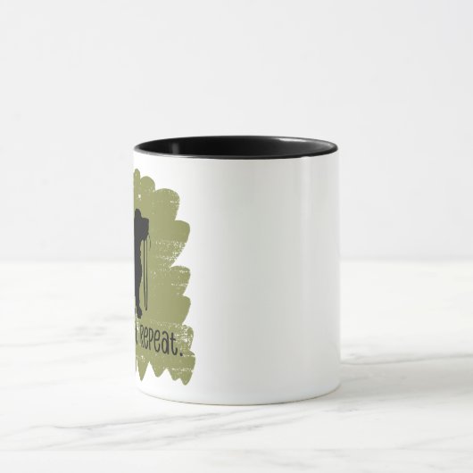 Fun Dog Walker Tasse (Zentrum)