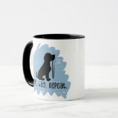 Fun Dog Walker Tasse (Vorderseite Links)