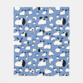 Fun Dogs Blue Fleecedecke (Vorderseite)