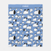 Fun Dogs Personalisiert Fleecedecke (Vorderseite)