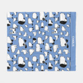 Fun Dogs Personalisiert Fleecedecke (Vorderseite (Horizontal))