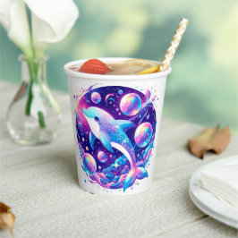 Fun Dolphin Baby Dusche Pappbecher