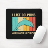 Fun Dolphin Design für Männer Frauen Dolphin Lover Mousepad (Mit Mouse)