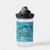 Fun Dolphin und Blasen Trinkflasche (Rückseite)