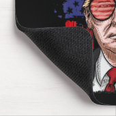 Fun Donald Trump Ultra Maga King the July USA Fl Mousepad (Ecke)