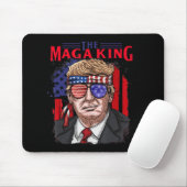 Fun Donald Trump Ultra Maga King the July USA Fl Mousepad (Mit Mouse)
