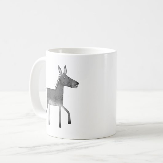 Fun Donkey Kaffeetasse (Vorderseite Links)