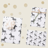 Fun Donkey Muster Geschenkpapier Set