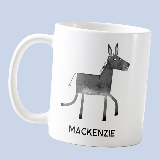 Fun Donkey Personalisiert Kaffeetasse