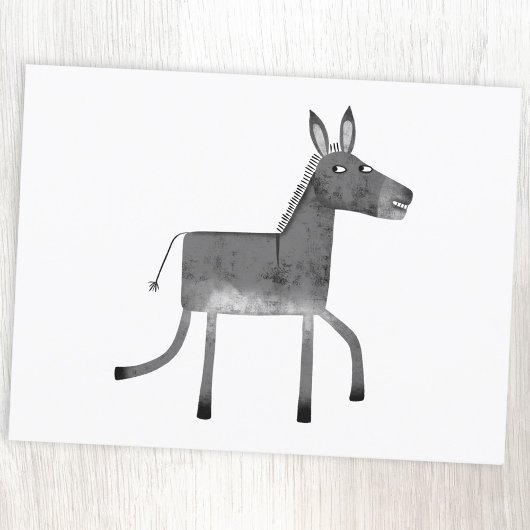 Fun Donkey Postkarte