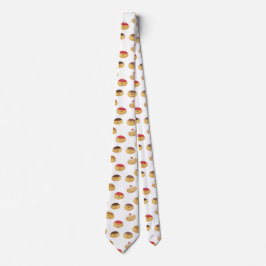 Fun Donnut gemustert Krawatte