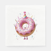 Fun Donut Birthday Party Paper