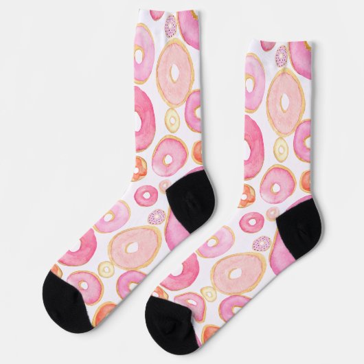 Fun Donuts Socken (Linkes Detail)